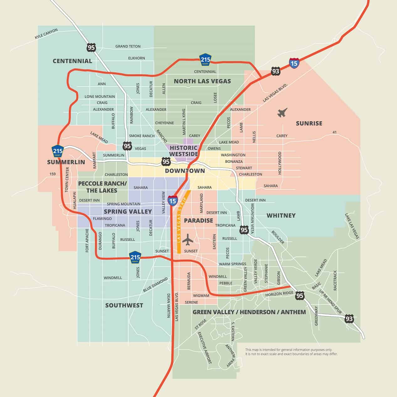 Las-Vegas-Valley-Map